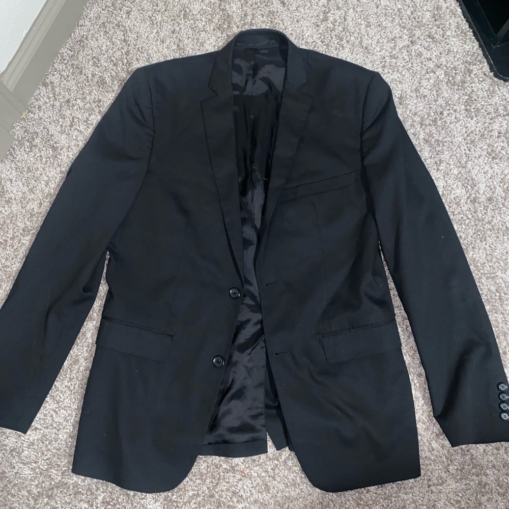Zara Man Black Suit Jacket